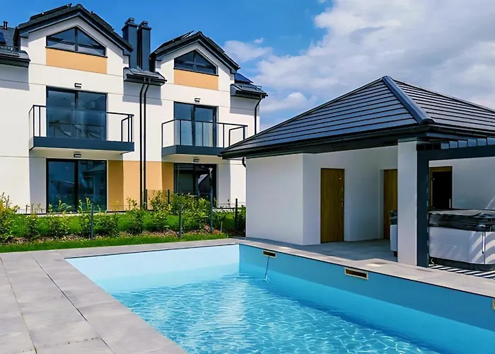 Lägenhet Baltycka Oaza Luxury Basen, Sauna, Jacuzzi Jastrzębia Góra