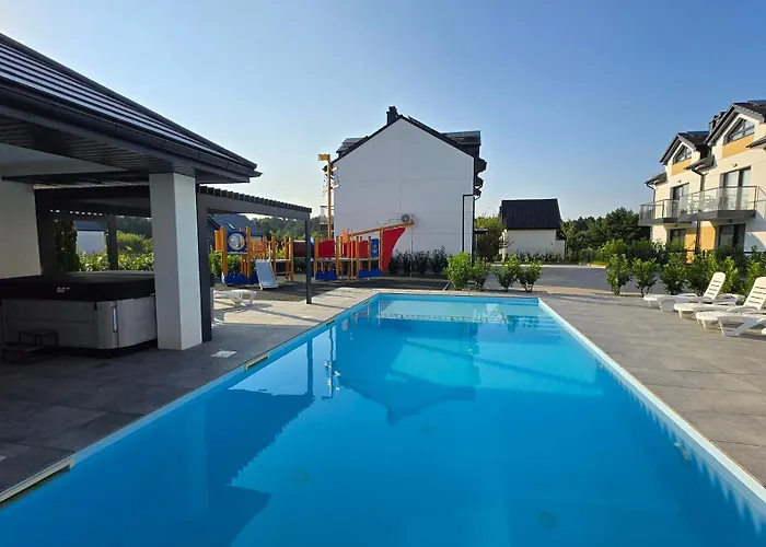 Lägenhet Baltycka Oaza Luxury Basen, Sauna, Jacuzzi